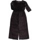 St Bernard Csillogó fekete bársony jumpsuit (128) kislány
