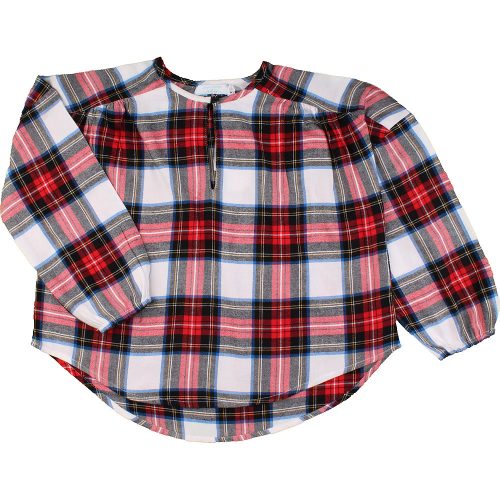 Kockás felső (128) kisfiú