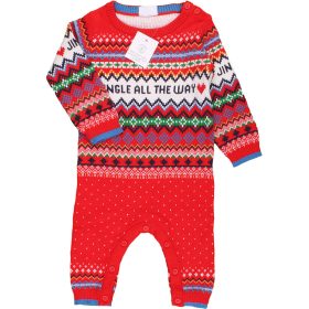 F&F Színesmintás kötött rugdalózó (74) baba