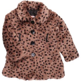 Debenhams Mintás prémes kabát (110) kislány