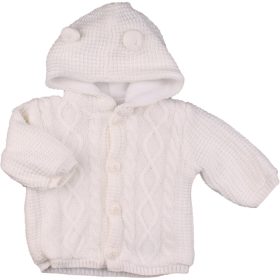 George Törtfehér bélelt kardigán (62) baba