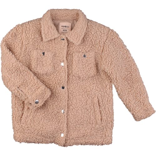 Pep&Co Drapp polár kabát (116) kislány