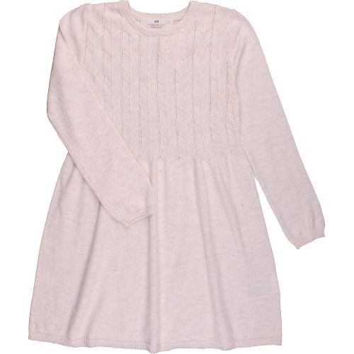 H&M Bézs kötött ruha (110-116) kislány