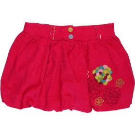 Hímzett rózsaszín kordszoknya (116) kislány