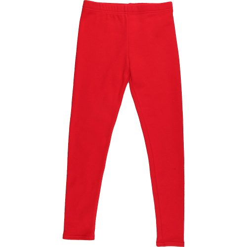 Piros meleg leggings (134) lány