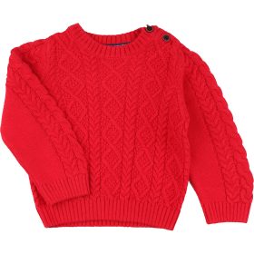 F&F Piros pulóver (74) baba