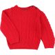 F&F Piros pulóver (74) baba