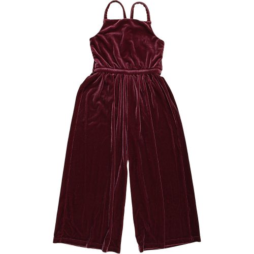 Next Bordó bársony jumpsuit (116) kislány