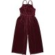 Next Bordó bársony jumpsuit (116) kislány