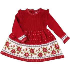 Mintás kötött ruha (68) baba