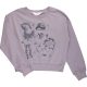 H&M Mintás szürke pulóver (134-140) lány