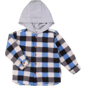 Kockás polár kabát (92) kisfiú