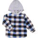 Kockás polár kabát (92) kisfiú