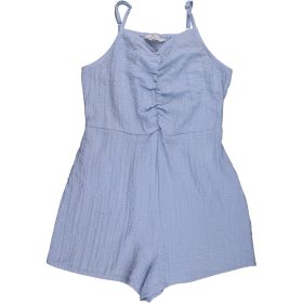 H&M Világoskék gyűrt playsuit (152) lány
