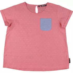 Mintás korall felső (152) lány