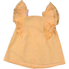 F&F Sárgakockás felső (80) baba