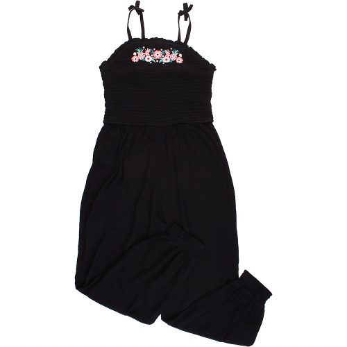 Marks&Spencer Hímzett fekete jumpsuit (146) lány