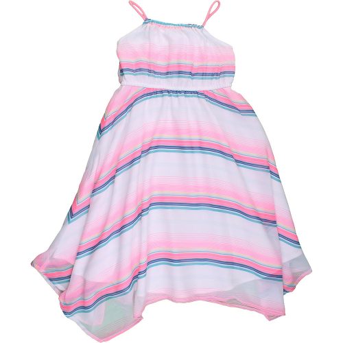 H&M Színescsíkos ruha (116) kislány