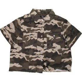 Terepmintás blúz (158) tini lány