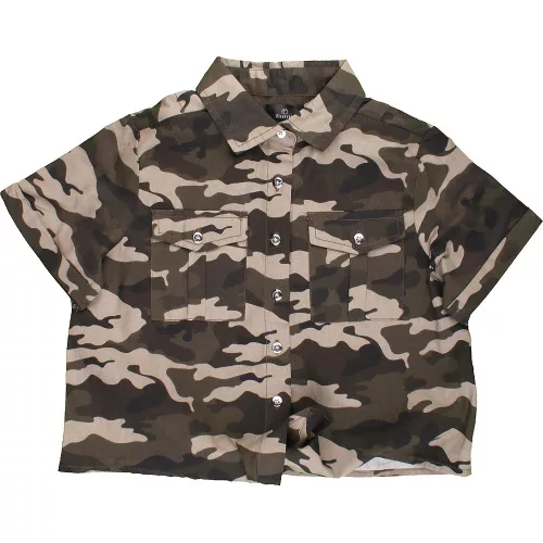 Terepmintás blúz (158) tini lány