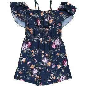 Virágmintás playsuit (152) lány