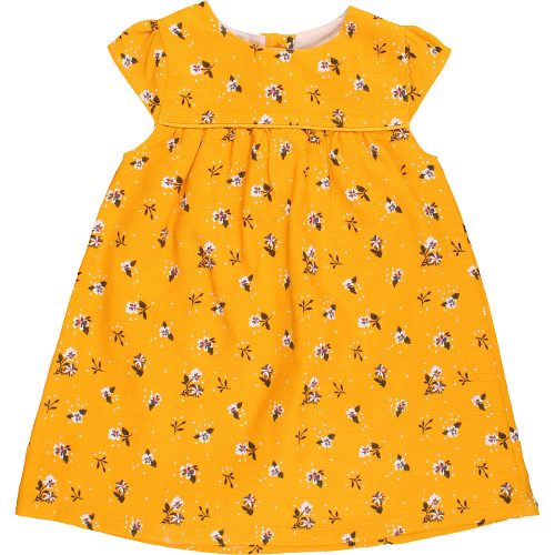 Primark Virágos sárga ruha (86) baba