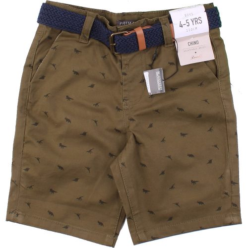 Primark Dínós kheki rövidnadrág (110) kisfiú