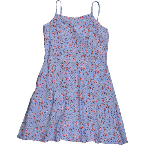 Primark Virágos kék ruha (146) lány