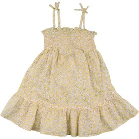 Primark Virágos sárga ruha (104) kislány