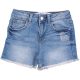 Denim Strasszos farmershort (116) kislány
