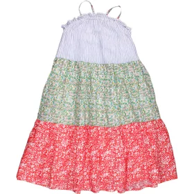 Next Virágos-csíkos ruha (98) kislány