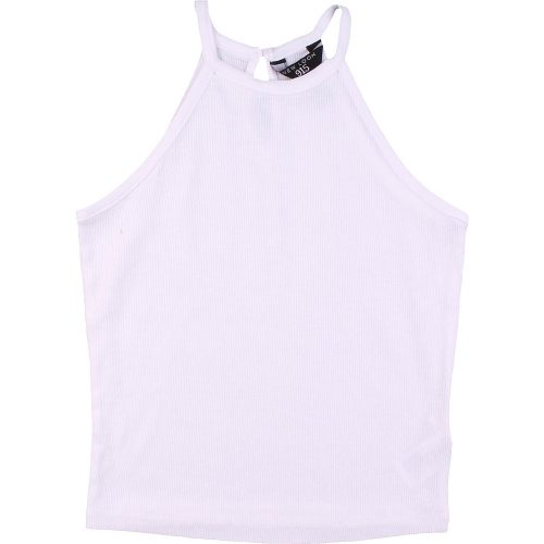 New Look Fehér bordázott top (158) tini lány