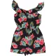 Primark Virágos fekete playsuit (140) lány