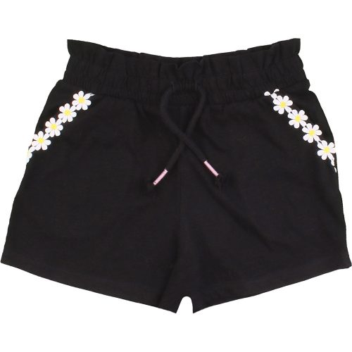 Matalan Virágos fekete short (122) kislány