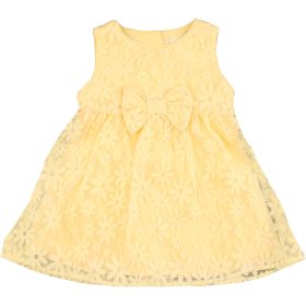 F&F Virágos sárga ruha (74) baba