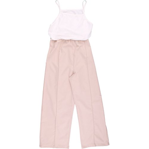 Fehér-bézs jumpsuit (140) lány