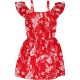 Next Virágos piros ruha (170) tini lány