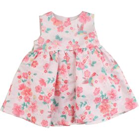 Csillogó virágos ruha (80) baba