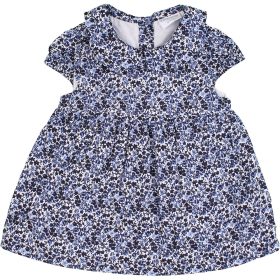 F&F Kékvirágos ruha (62) baba