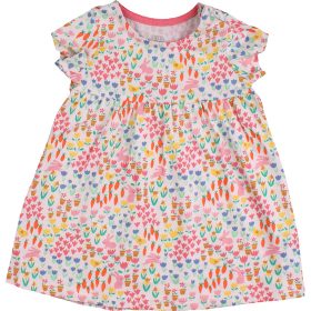 F&F Nyuszis-virágos ruha (68) baba