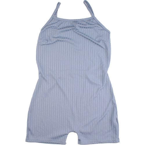 Bordázott kék playsuit (176) tini lány