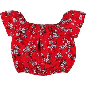 New Look Virágos piros felső (164) tini lány