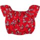 New Look Virágos piros felső (164) tini lány