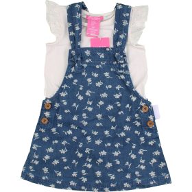 Virágos-törtfehér szett (80) baba