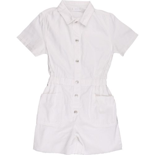 Fehér farmer playsuit (152) lány