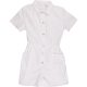 Fehér farmer playsuit (152) lány