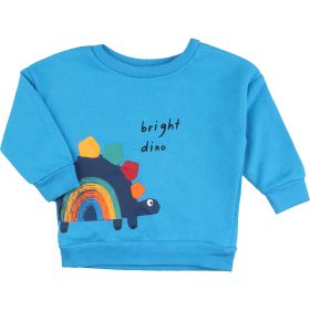 Dínós kék pulóver (74) baba