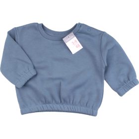 Primark Acélkék pulóver (68) baba