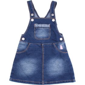 Benetton Koptatott farmerruha (74) baba