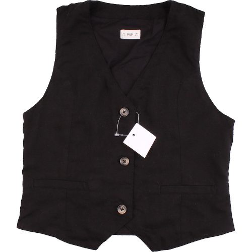 F&F Fekete mellény (146) fiú